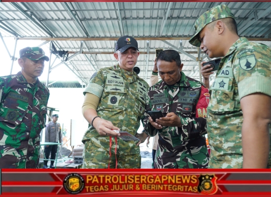 Kunker Pangdam V/Brawijaya Tinjau Progres Pembangunan Koperasi Merah Putih Sidoarjo