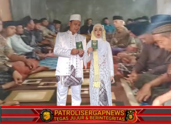 Akad Nikah Hendra & Rosa di Desa Tanggi Berlangsung Lancar dan Penuh Haru