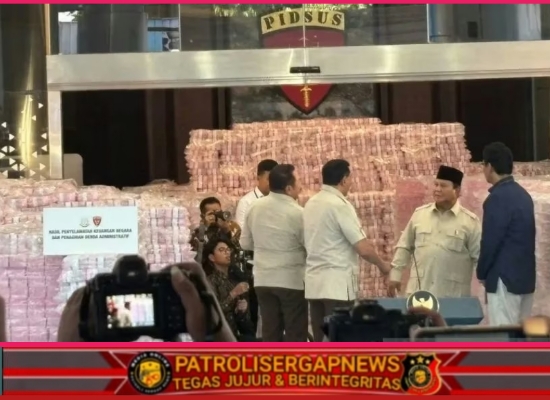 Presiden Prabowo hadiri penyerahan Rp6,62 triliun dari denda kehutanan dan korupsi