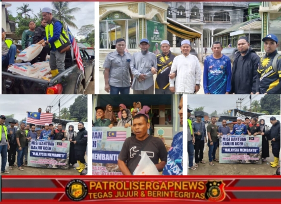 Jama’ah Pengajian Malaysia Bantu Korban Banjir Aceh