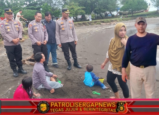 Kapolres Kendal Cek Kesiapan Pengamanan di Objek Wisata Pantai Cahaya