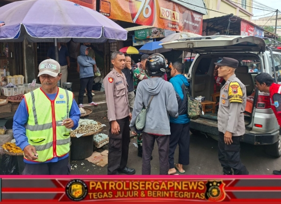 Polsek Tingkir Bersama Tim Inafis Polres Salatiga, Olah TKP Penemuan Jenazah Di Pasar Raya Salatiga
