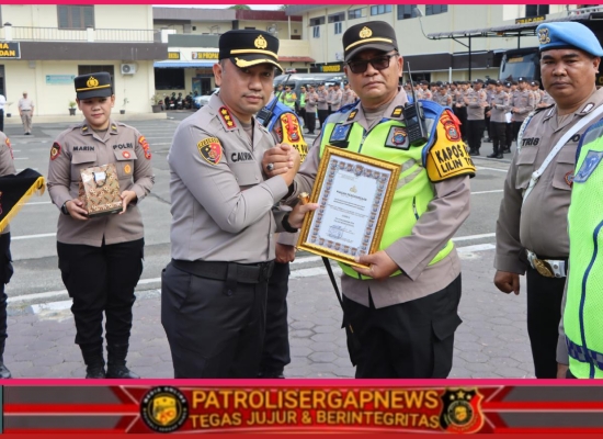 Pos Pam RCW Medan Raih Penghargaan Juara II Kinerja Terbaik Polrestabes Medan ‎