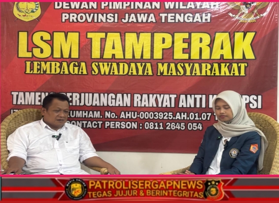 LSM TAMPERAK Terima Surat dan Kunjungan Mahasiswa Undip Dalam Rangka Tugas Skripsi.