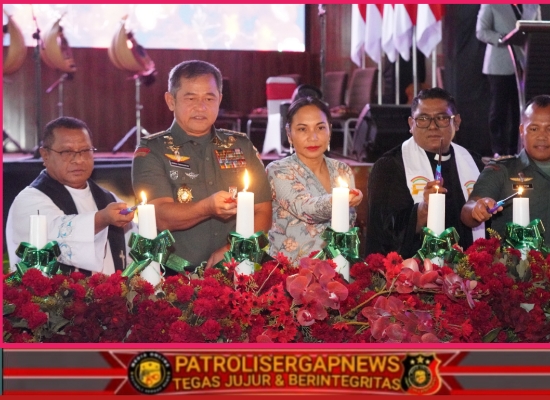 Natal Bersama di Kupang, Kasad Ajak Prajurit Jembatani Program Pemerintah dan Rakyat