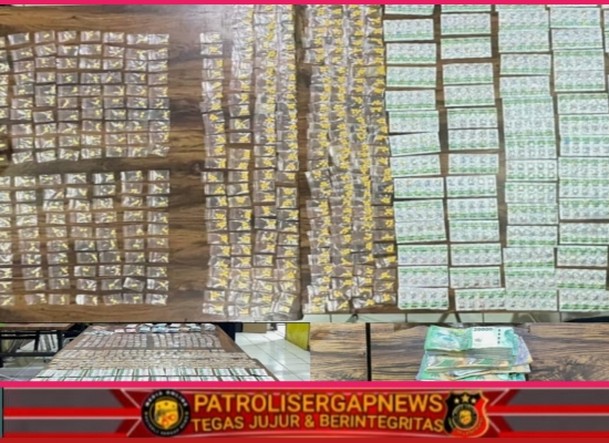 Polsek Tangerang Bongkar Peredaran Tramadol dan Hexymer Ilegal, Sita Ribuan Butir Obat Keras