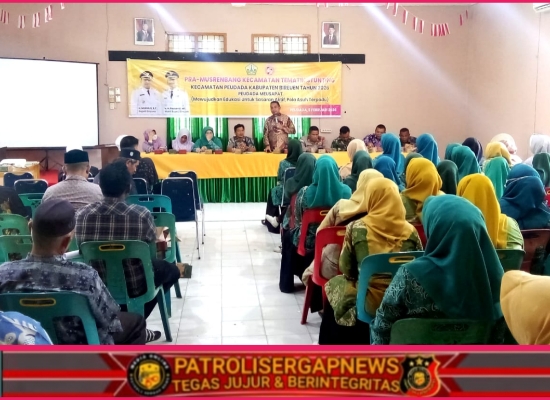 Fokus Turunkan Stunting, Kecamatan Peudada Gelar Pra-Musrenbang Tematik Tahun 2026