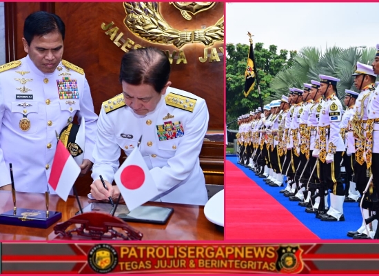 Perkuat Diplomasi Maritim, Kasal Terima Kunjungan Kehormatan Chief of Staff of Japan’s Maritime Self-Defence Force