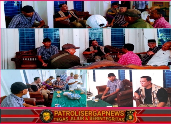 H. Ruslan M. Daud (HRD), menggelar coffee morning bersama puluhan wartawan dan Serap Aspirasi Terkait Penanganan Bencana
