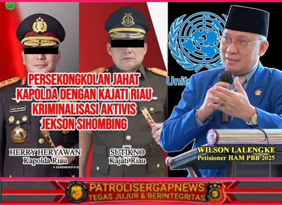 Berulangkali Mangkir dari Persidangan Jekson Sihombing, Wilson Lalengke: Ini Persekongkolan Jahat Kapolda dengan Kajati Riau