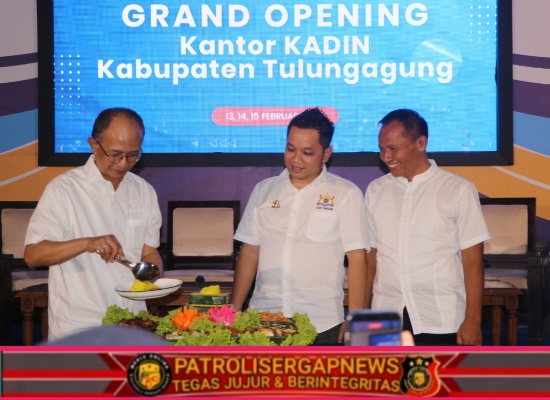 Hadiri Peresmian Kantor KADIN, Dandim Tulungagung Dorong Sinergi Ekonomi Kawasan