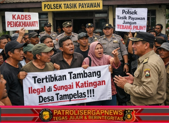 Warga Galinggang Desak Polsek Tasik Payawan Tertibkan Tambang Emas Ilegal di Sungai Katingan Wilayah Desa Tampelas