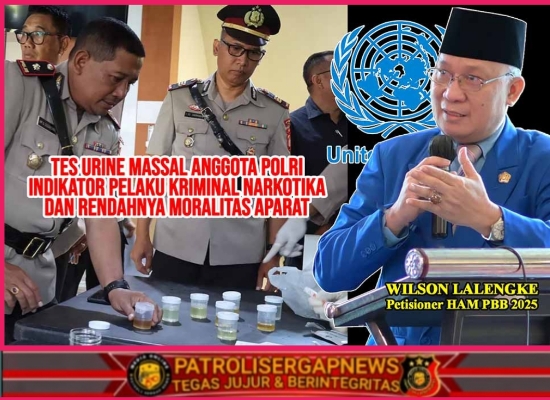 Tes Urine untuk Polisi: Terduga Kriminal dan Moralitas yang Diragukan