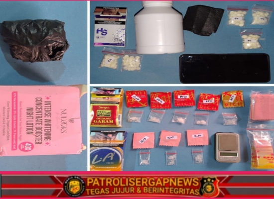 Pengedar Sabu dan Okerbaya Dibekuk, Satresnarkoba Polres Nganjuk Sita 971 Butir Pil LL dan 2,82 Gram Sabu