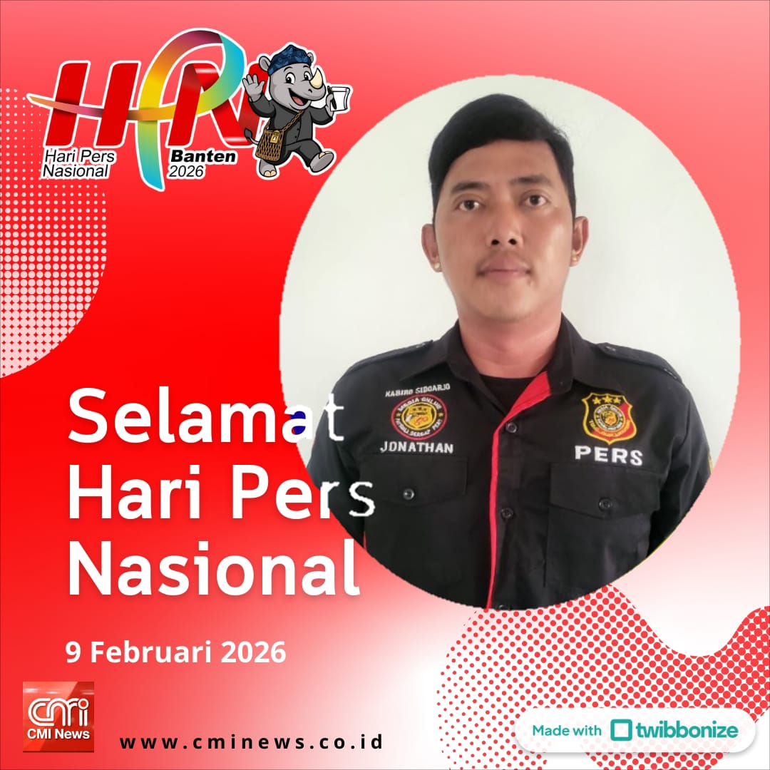 Kabiro Media Patrolisergapnews.com Sidoarjo Jonathan: Hari Pers Nasional 2026 Momentum Perkuat Profesionalisme dan Integritas Wartawan