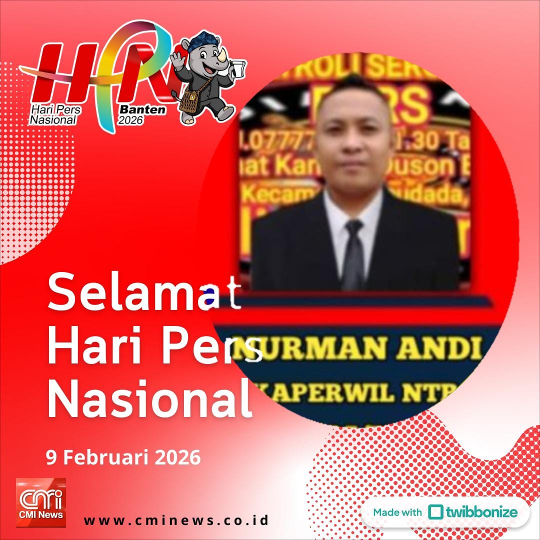 Kaperwil NTB Surman Andi Sampaikan Ucapan Selamat Hari Pers Nasional 2026