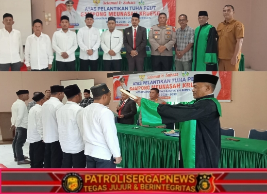 Camat Peudada Lantik Anggota Tuha Peut Gampong Meunasah Krung