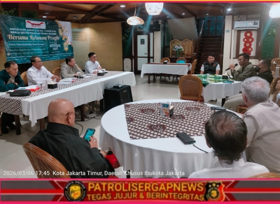 Irjen Pol (Purn) Aryanto Sutadi Hadri Diskusi Publik Bersama THMP dan Relawan Pragrib Bahas Pembaruan KUHP,KUHAP dan Undang-Undang