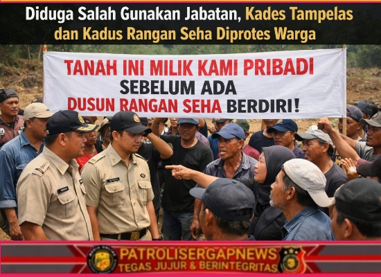 Diduga Salah Gunakan Jabatan, Kades Tampelas dan Kadus Rangan Seha Diprotes Warga