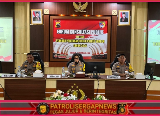 Polres Sragen Gelar Forum Konsultasi Publik, Kapolres Dorong Pelayanan Polisi Lebih Cepat, Transparan dan Humanis