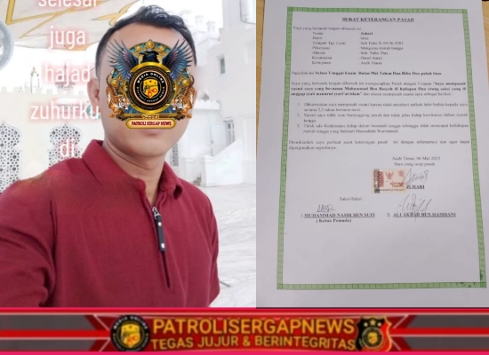 Diduga Dua Warga Desa Seuneubok Tuha Dua Idi Cut, M Nasir dan Ali Telah Tanda Tangan Surat Pasah Palsu, Akan DIlaporkan Ke Polisi