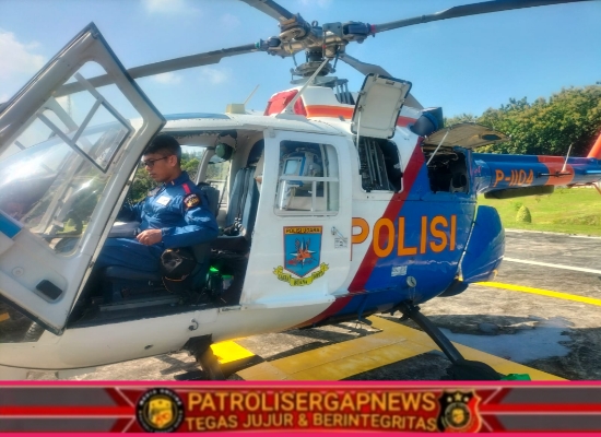 Polda Jateng Siagakan Helikopter Ambulans Udara di GT Kalikangkung, Perkuat Penanganan Darurat Selama Operasi Ketupat Candi 2026