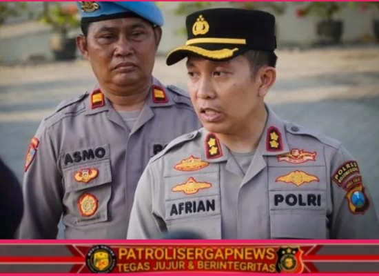 Kapolres Bojonegoro AKBP Afrian Satya Permadi Saat Memberikan Keterangan Kepada Awak Media Patrolisergapnews.com