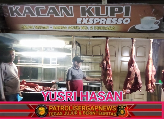 Jelang Meugang, Yusri Hasan Jual Daging Sapi Rp180 Ribu di Peudada