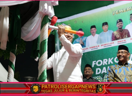 Ribuan Warga Lhokseumawe Padati Islamic Centre, Kapolres dan Forkopimda Lepas Takbir Keliling