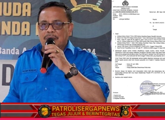 PWI Tanggapi Pemanggilan Wartawan oleh Polda Aceh: “Tak Perlu Hadir”