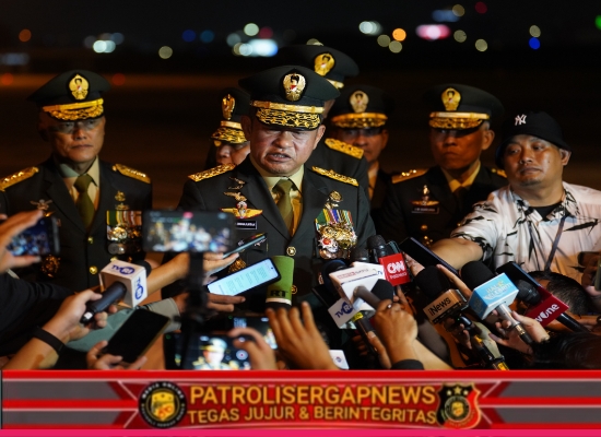 Kasad Pimpin Pelepasan Tiga Jenazah Prajurit TNI Satgas UNIFIL