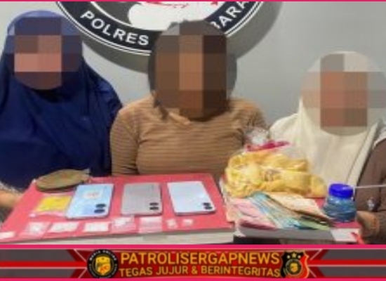 Tiga Perempuan Diamankan Sat Resnarkoba Polres Aceh Barat, Sabu 17,04 Gram Berhasil Disita