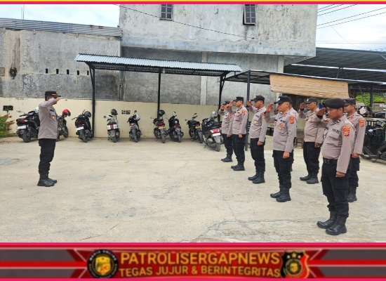 Apel Pagi Polsek Meurah Mulia, Kapolsek Tekankan Disiplin dan Peningkatan Kinerja Personel