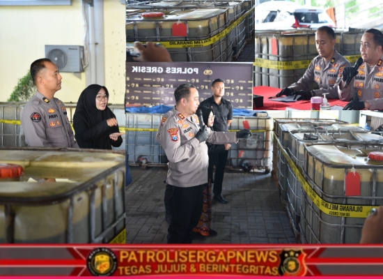 Polres Gresik Ungkap Penimbunan 17 Ribu Liter Solar Subsidi, Satu Tersangka Diamankan