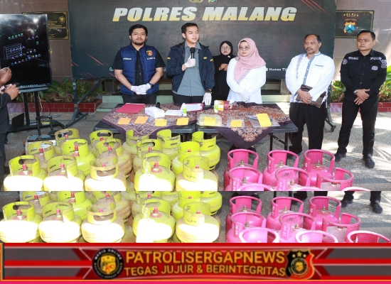 Polres Malang Bongkar Sindikat Pengoplos LPG Bersubsidi di Kepanjen