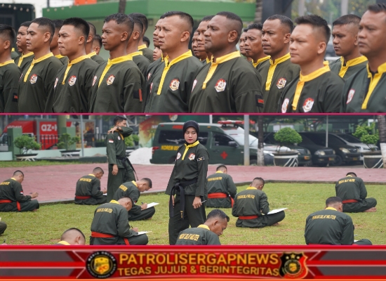 Ujian Kenaikan Tingkat sabuk hitam PSM prajurit Jajaran Kodam Jaya di Korem 051/WKT