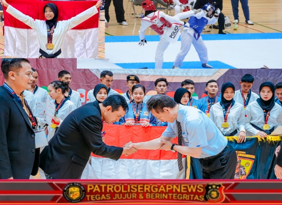 Atlet Polresta Surakarta Harumkan Nama Indonesia di Ajang Internasional Taekwondo Jepang
