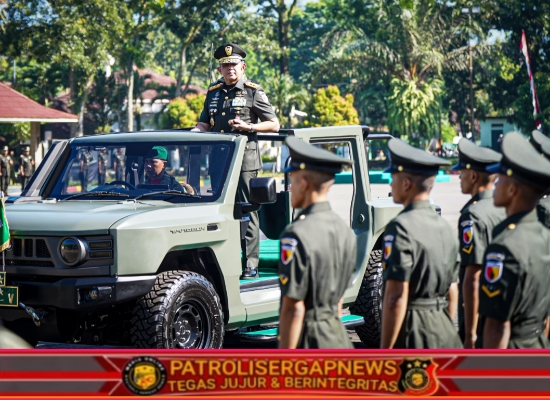 Pangdam V Brawijaya Tutup Dikmaba TNI AD 2026 dan Lantik 222 Prajurit Baru Profesional