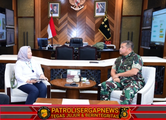 Kasad Terima Deputi Kemenko Pangan, Percepat Implementasi Pengelolaan Sampah Nasional