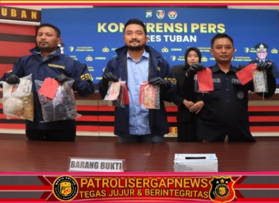 Polres Tuban Ungkap Jaringan Pengedar Uang Palsu 3 Tersangka Diamankan