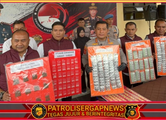 Komitmen Berantas Narkoba, Polresta Bandung Ungkap 27 Kasus dan Amankan 30 Tersangka