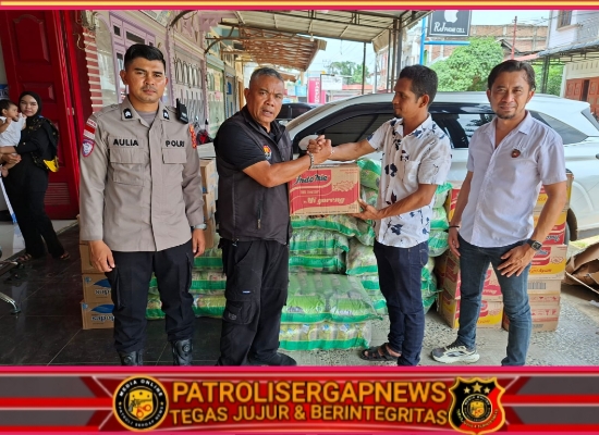 Kapolres Lhokseumawe Kembali Salurkan Bantuan untuk Korban Banjir dan Tinjau Perbaikan Jembatan Bailey di Sawang