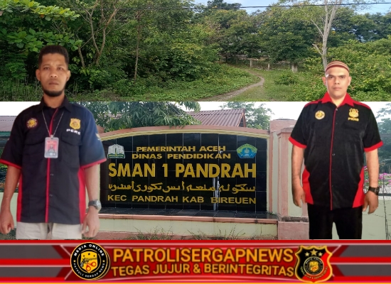 SMAN 1 PANDRAH MINTA DUKUNGAN KECAMATAN DAN PEMKAB BIREUEN AGAR SEKOLAH KELIHATAN DARI JALAN LINTAS SUMATRA