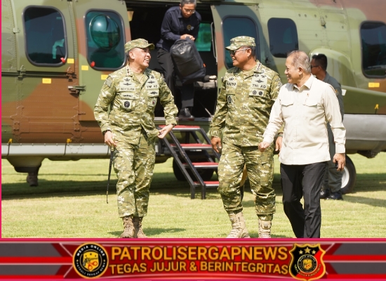 Pangdam V/Brawijaya Dampingi Wakil Panglima TNI Tinjau Percepatan Pembangunan KDKMP Nganjuk