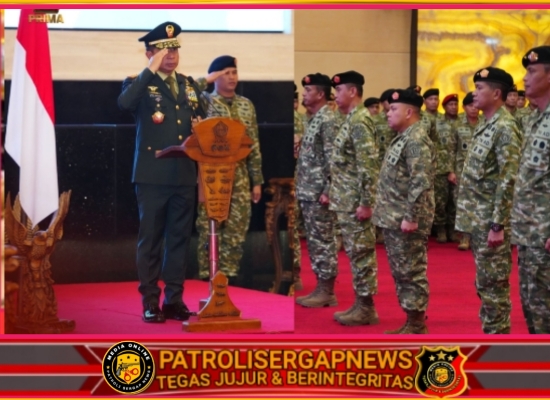 Panglima TNI Rotasi Empat Jabatan Perwira Tinggi Strategis di Mabes