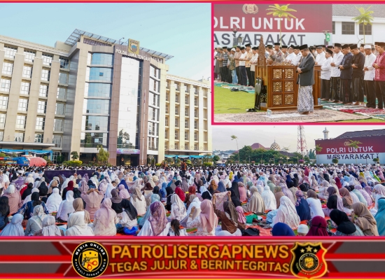 Polda Jateng Gelar Sholat Ied Bersama Masyarakat, Jadikan Momen Tingkatkan Iman, Taqwa dan Kepedulian Sosial