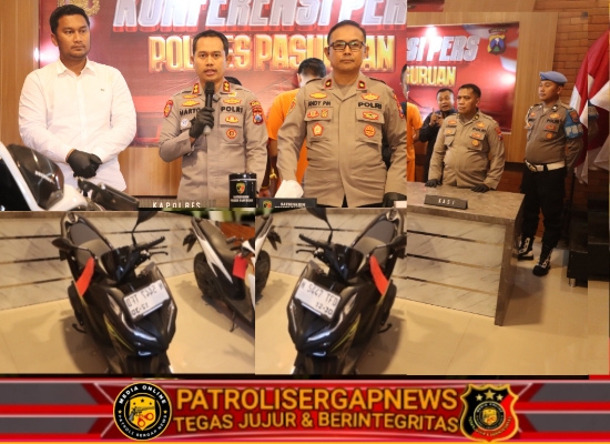 Polres Pasuruan Ungkap 3 Kasus Kejahatan Jalanan, Tersangka Begal Diamankan