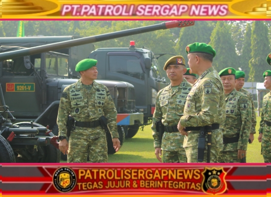 Sertijab Danyonarhanud 8/MBC Dipimpin Pangdam V/Brawijaya, Perkokoh Soliditas dan Kesiapan Operasional Satuan