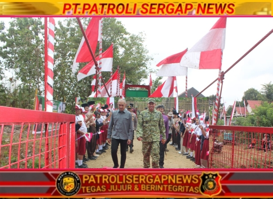 Delapan Tahun Menunggu, Kini Jembatan Itu Berdiri Kokoh di Atas Kali Song
