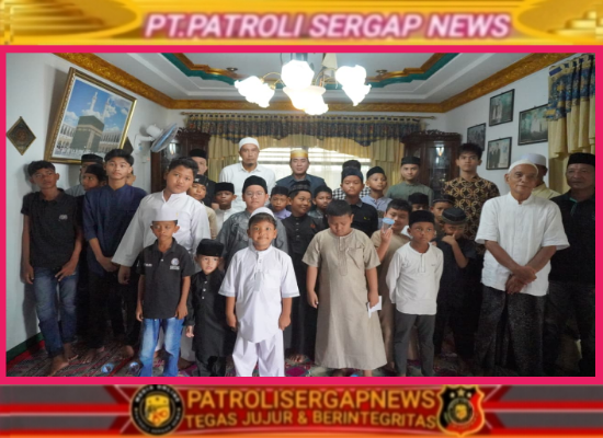 Kapolres Lhokseumawe Tebar Kepedulian, Santuni 62 Anak Yatim di Hagu Selatan